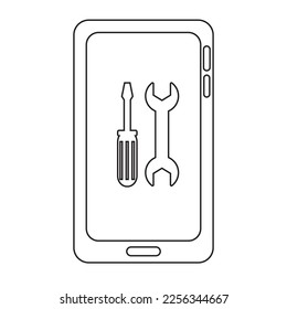 Digitaltechnologie, moderne Vektorgrafik-Illustration