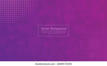 Digital technology purple background. halftone gradient pattern vertical vector illustration. purple dotted halftone texture