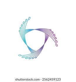 Digital Technology  seal icon Vector