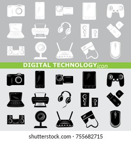 Digital technology set, Gadgets set