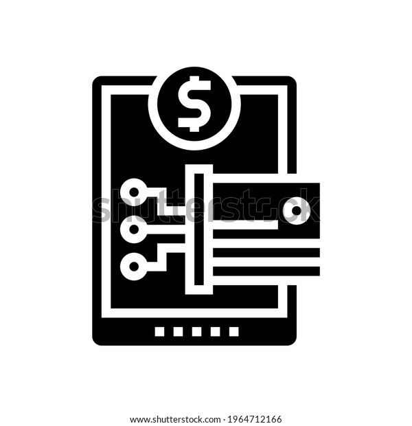 digital technology shop department glyph\
icon vector. digital technology shop department sign. isolated\
contour symbol black\
illustration