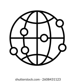 	
Digital technology, social network, global connect vector illustration. Color editable