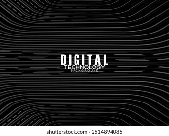 La velocidad de la tecnología digital conecta el fondo negro, la información nano cibernética, la comunicación abstracta, la innovación de datos de tecnología futura, la conexión de red de Internet, la IA de big data, la ilustración del hexágono.