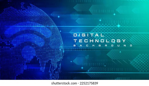 Velocidad de la tecnología digital conectar fondo verde azul, comunicación de información cibernética de polígono abstracto, innovación futura tecnología, conexión de red de internet, Ai big data, vector de ilustración de punto de línea