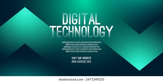 Digital technology speed connect blue green background, cyber nano information, abstract communication, innovation future tech data, internet network connection, Ai big data, line dot illustration 3d