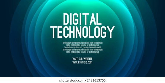La velocidad de la tecnología digital conecta el fondo verde azul, información del nano cibernético, comunicación abstracta, datos tecnológicos futuros de la innovación, conexión de la red de Internet, grandes datos de Ai, ilustración del punto de la línea