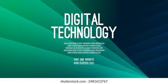 Digital technology speed connect blue green background, cyber nano information, abstract communication, innovation future tech data, internet network connection, Ai big data, line dot illustration