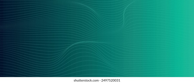 Digital technology speed connect blue green background, cyber nano information, abstract communication.