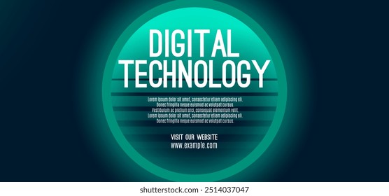 Digital technology speed connect blue green background, cyber nano information, abstract communication, innovation future tech data, internet network connection, Ai big data, line dot illustration 3d