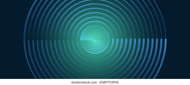 Digital technology speed connect blue green background, cyber nano information, abstract communication, innovation future tech data, internet