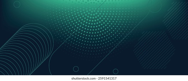 Digital technology speed connect blue green background, cyber nano information, abstract communication, innovation future tech data, internet network connection, Ai big data, line dot illustration
