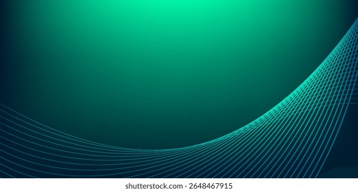 Digital technology speed connect blue green background. vector eps 10