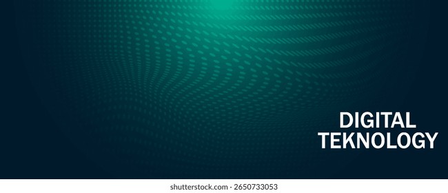 Tecnologia digital velocidade conectar fundo azul verde, informações cibernano, comunicação abstrata, inovação futuro dados tecnológicos, conexão de rede de internet, Ai big data, linha ponto ilustração