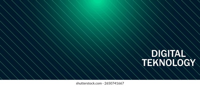 Tecnologia digital velocidade conectar fundo azul verde, informações cibernano, comunicação abstrata, inovação futuro dados tecnológicos, conexão de rede de internet, Ai big data, linha ponto ilustração