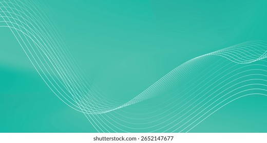 La velocidad de la tecnología digital conecta el fondo verde azul, información nano cibernética. Vector de concepto de diseño moderno futurista eps10