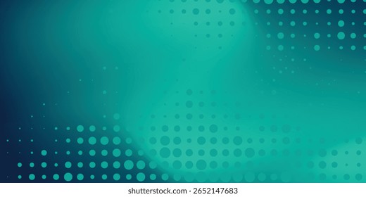 La velocidad de la tecnología digital conecta el fondo verde azul, información nana cibernética, comunicación abstracta. Ilustración vectorial de diseño moderno futurista
