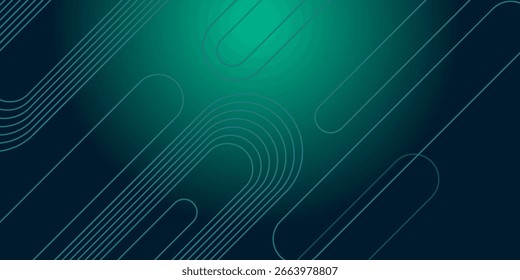 Digital technology speed connect blue green background, cyber nano information, abstract communication, innovation future tech data, internet network connection, Ai big data, line dot illustration
