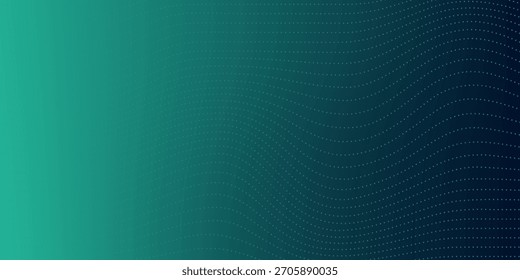 La velocidad de la tecnología digital conecta el fondo verde azul, comunicación abstracta, información nana cibernética. eps10
