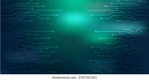 La velocidad de la tecnología digital conecta el fondo verde azul, información nano cibernética, comunicación abstracta, innovación, datos tecnológicos futuros, conexión a la red de Internet, Big data de aire, ilustración de puntos de línea