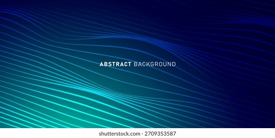 Digital technology speed connect blue green background, cyber nano information, abstract communication, innovation future tech data, internet network connection, Ai big data, line dot illustration