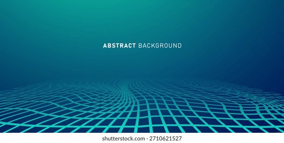 Digitale Technologie Geschwindigkeit verbinden blaugrünen Hintergrund, Cyber-Nano-Informationen, abstrakte Kommunikation, Innovation Zukunft Tech-Daten, Internet-Netzwerk-Verbindung, Ai Big Data, Linie Punkt Illustration 3d