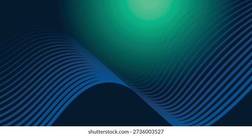 La velocidad de la tecnología digital conecta el fondo verde azul, información nano cibernética, comunicación abstracta, datos de tecnología futura de innovación, conexión a Internet, big data de IA, ilustración de puntos de línea