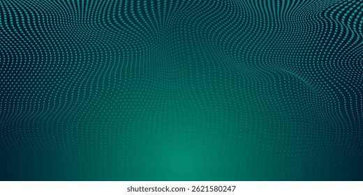Digital technology speed connect stunning blue green background, abstract communication, innovative future technology data, internet network connection, line point illustration