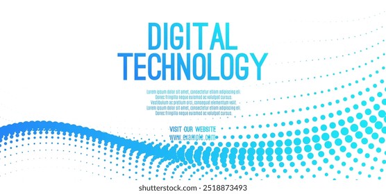 La velocidad de la tecnología digital conecta el fondo blanco, información nano cibernética, comunicación abstracta, innovación, datos tecnológicos futuros, conexión de red de Internet, datos grandes de IA, ilustración de punto de línea azul 3d