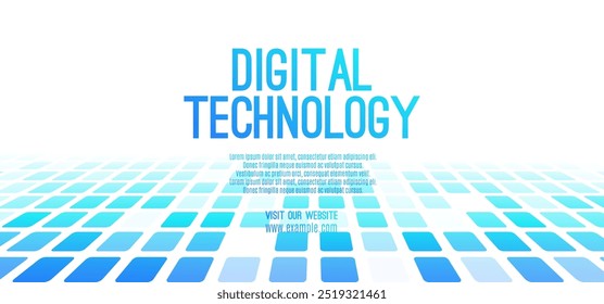 Digital technology speed connect white background, cyber nano information, abstract communication, innovation future tech data, internet network connection, Ai big data, blue line dot illustration 3d