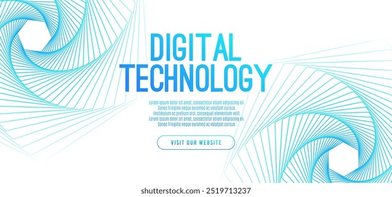 La velocidad de la tecnología digital conecta el fondo blanco, información nano cibernética, comunicación abstracta, innovación, datos tecnológicos futuros, conexión de red de Internet, datos grandes de IA, ilustración de punto de línea azul 3d