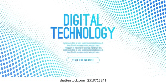 Digital technology speed connect white background, cyber nano information, abstract communication, innovation future tech data, internet network connection, Ai big data, blue line dot illustration 3d