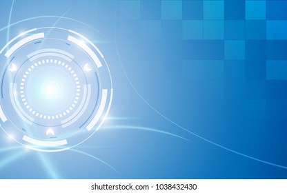 digital technology telecommunication design concept background eps 10 vector