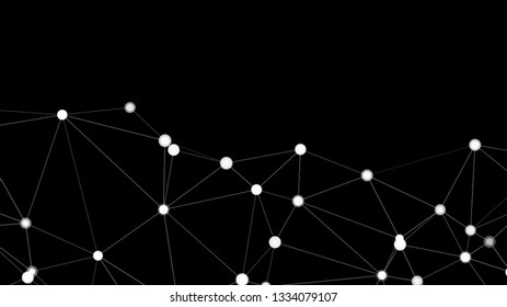 Digital technology transformation, vector shapes elements