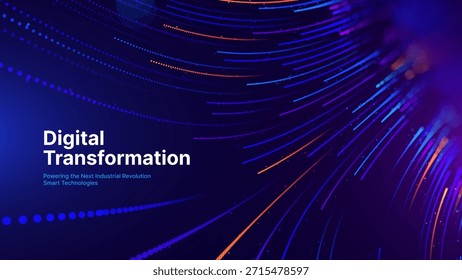Fondo de Vector de Tecnología digital. Anuncio Tecnológico De IA Futurista Con Brillantes Conexiones Abstractas, Perfecto Para Presentaciones De Innovación Y Seguridad Cibernética.
