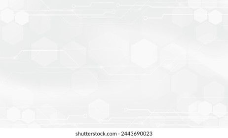 Fondo blanco de la tecnología digital. Fondo futurista para varios proyectos de diseño como sitios web, presentaciones, materiales impresos, publicaciones en redes sociales 