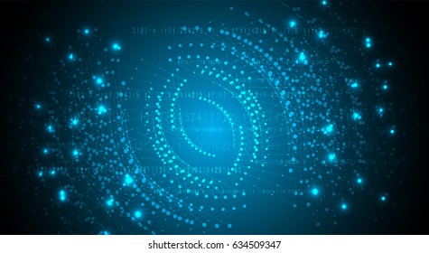 Digital technology world. Business and media virtual concept.