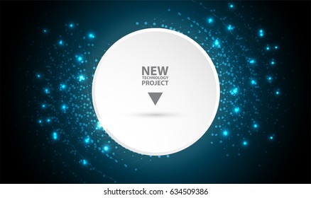 Digital technology world. Business and media virtual concept.