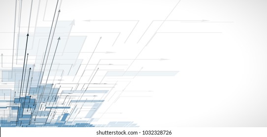 Digital technology world. Business virtual concept