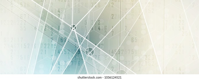 Digital technology world. Business virtual concept. Vector background