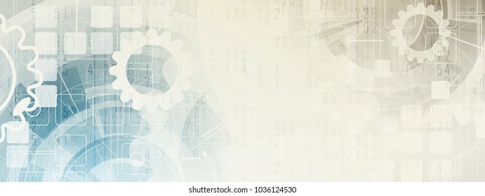 Digital technology world. Business virtual concept. Vector background