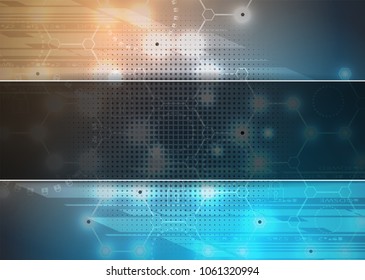 Digital technology world. Business virtual concept