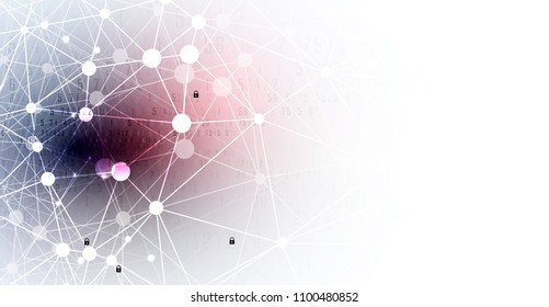 Digital technology world. Business virtual concept