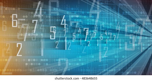 Digital technology world. Business virtual concept
