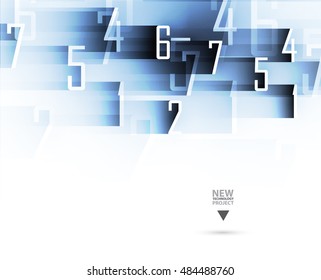 Digital technology world. Business virtual concept