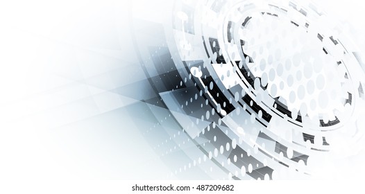 Digital technology world. Business virtual concept
