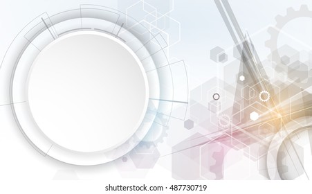 Digital technology world. Business virtual concept