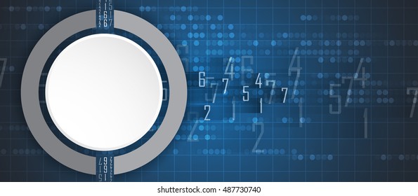 Digital technology world. Business virtual concept