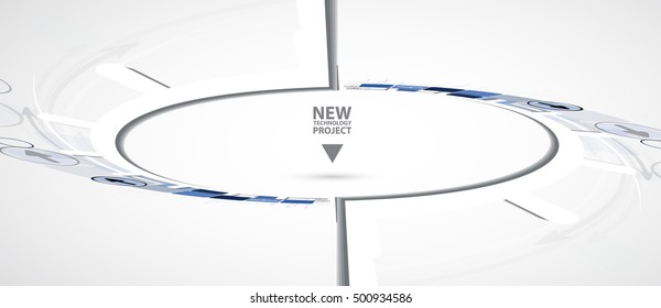 Digital technology world. Business virtual concept
