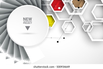 Digital technology world. Business virtual concept
