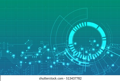 El mundo de la tecnología digital. Concepto virtual de negocio